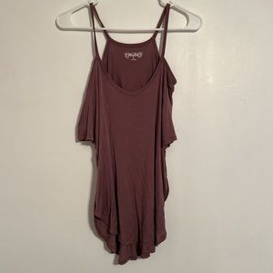 Mudd cold shoulder t-shirt/tank top